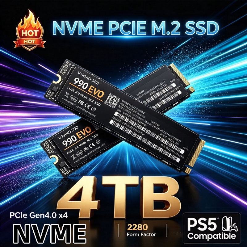 M.2 Nvme 4Tb Pcie 4.0 Ssd - 990 EVO Gaming M.2 NVMe SSD