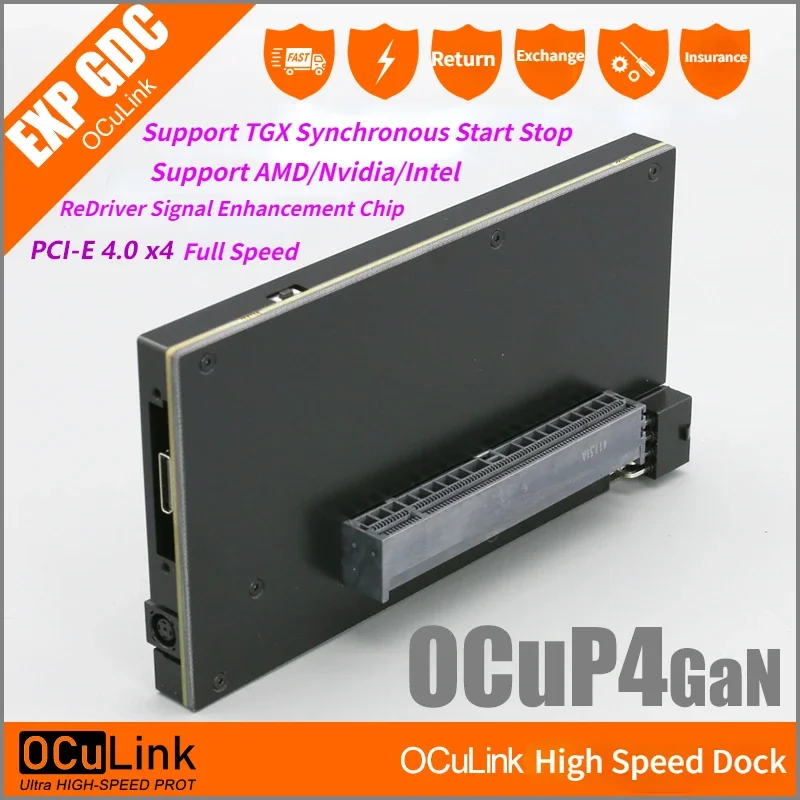 OCuP4GaN OCuLink GPU Dock Case - đánh giá và giá External Gpu Dock Pcie 4.0 Oculink