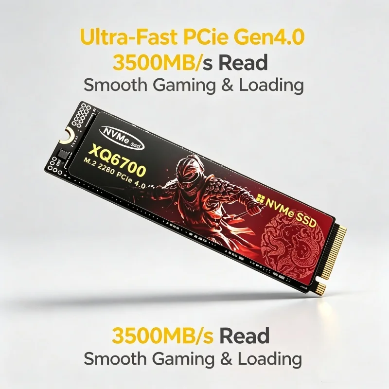 XQ6700 M.2 NVMe SSD 500GB 1TB  - đánh giá và giá M.2 Nvme 4Tb Pcie 4.0 Ssd
