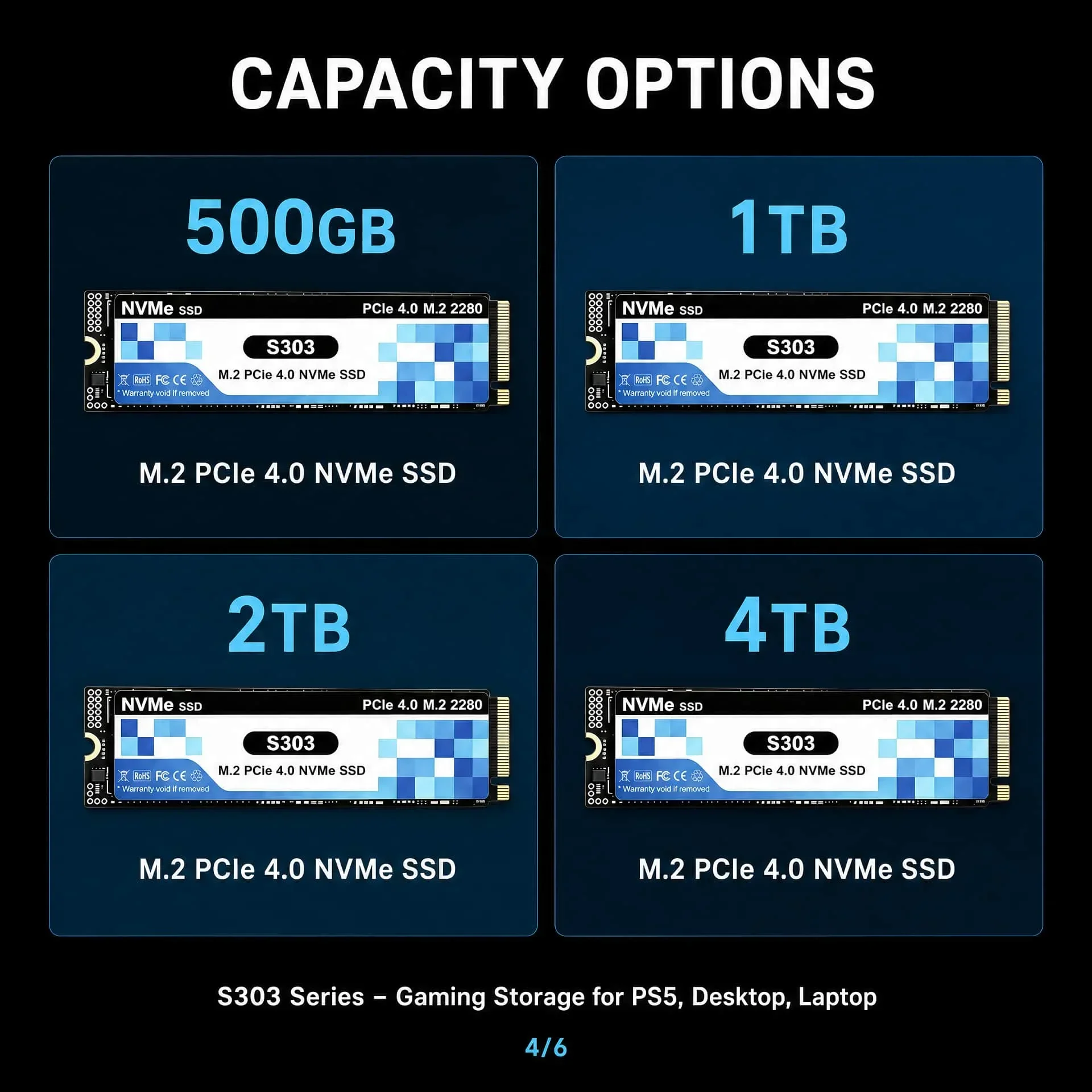 500GB 1TB 2TB 4TB Original Des - đánh giá và giá M.2 Nvme 4Tb Pcie 4.0 Ssd